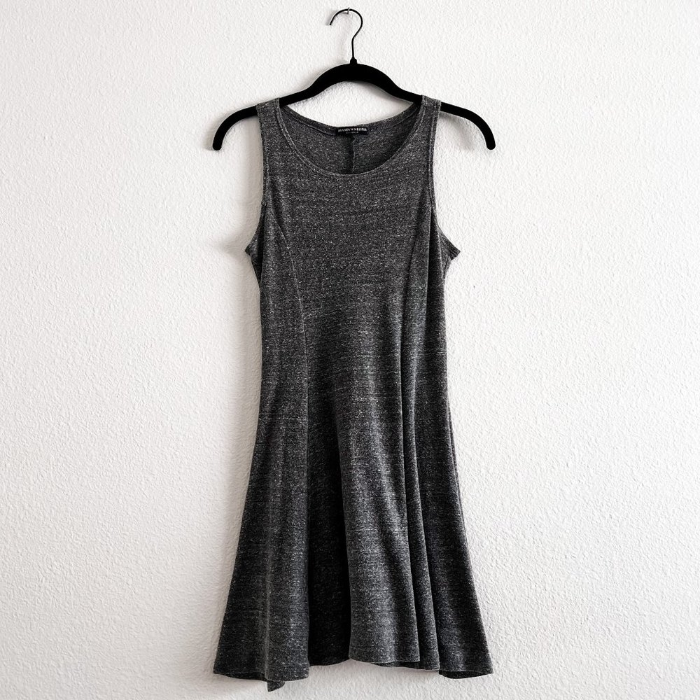 Brandy Melville Gray Fit and Flare Dress